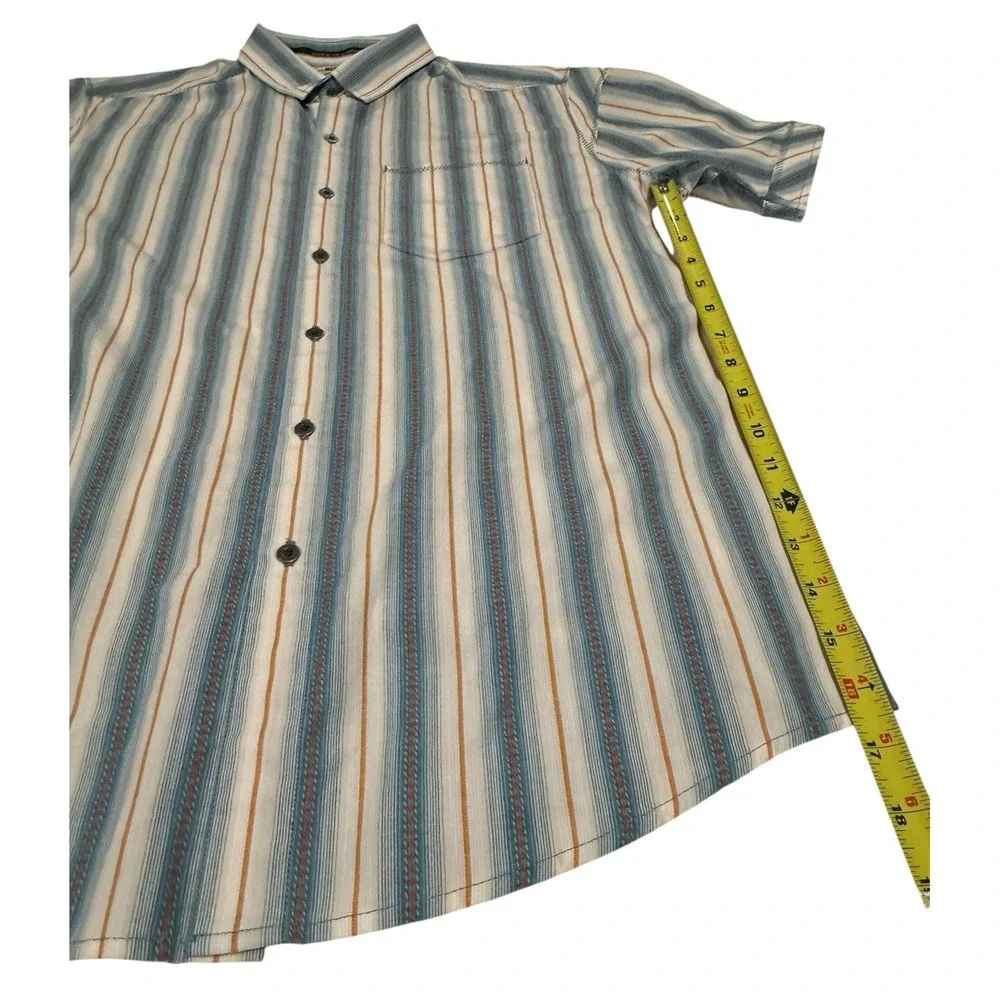 Kuhl Mens Medium Shirt Button Down Short Sleeve Western Hiking Travel‎ Outdoor